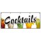 Signmission COCKTAILS BANNER SIGN all day 2 for 1 two for one beer bar happy drink B-120 Cocktails - alternate 1